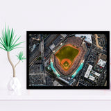 Aerial Photo of Fenway Park, Stadium Canvas, Sport Art, Gift for him, Framed Art Prints Wall Art Decor, Framed Picture