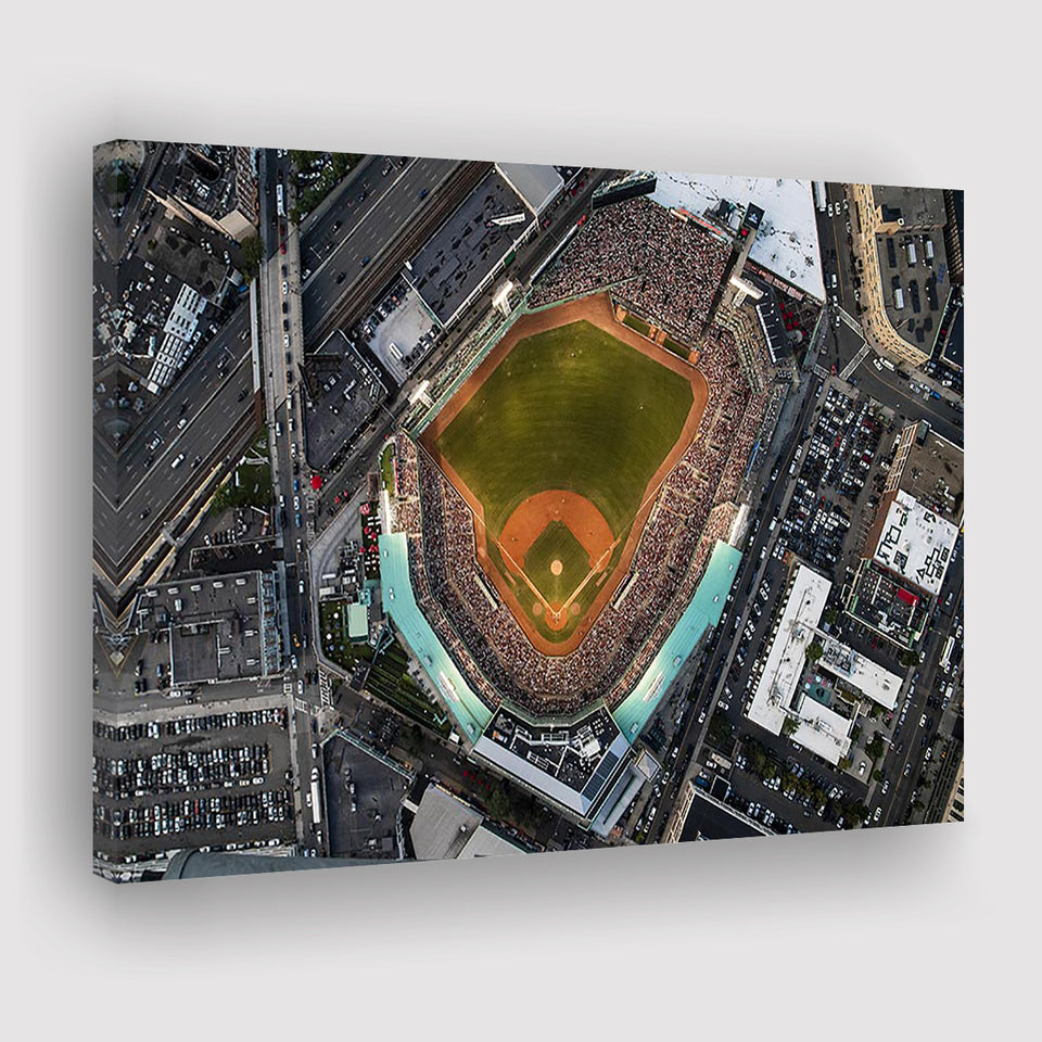 Aerial Photo of Fenway Park, Stadium Canvas, Sport Art, Gift for him, Fan Gift, Canvas Prints Wall Art Decor