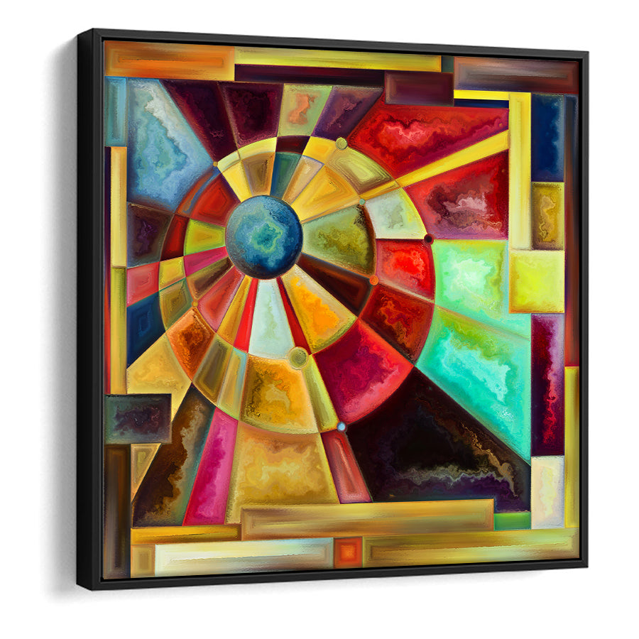 Canvas Wall Art | Affinity Of Forms Series - Framed Canvas, Canvas Prints, Painting Canvas