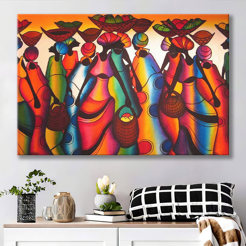 African Abstract African Art Canvas Prints Wall Art - Painting Canvas,Wall Decor,Art Print,Home Decor