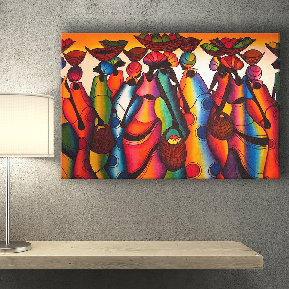 African Abstract African Art Canvas Prints Wall Art - Painting Canvas,Wall Decor,Art Print,Home Decor
