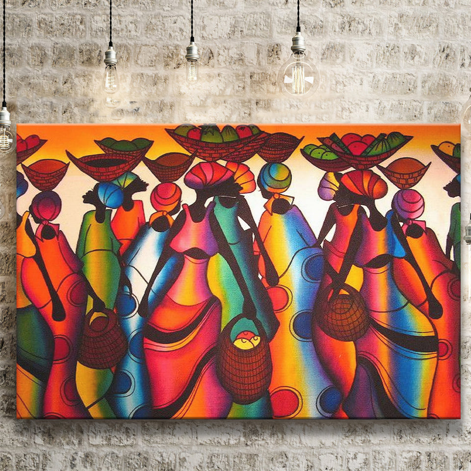 African Abstract African Art Canvas Prints Wall Art - Painting Canvas,Wall Decor,Art Print,Home Decor