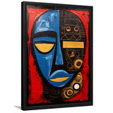 African American Culture Mixed Symbol Acrylic Painting, Painting Art, Framed Art Prints Wall Decor