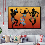African Art Dance Framed Art Prints Wall Decor - Painting Art, Wall Decor, Framed Picture,Painting Prints, For Sale
