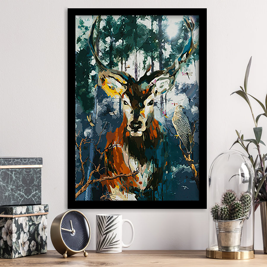 Deer Painting Abstract
