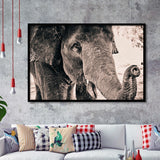 African Elephant Framed Art Prints Wall Art Decor, Framed Picture, Home Decor
