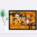 African Ethnic Canvas African Framed Art Prints Wall Decor - Painting Art,Framed Picture,For Sale, Ready to hang