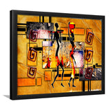 African Ethnic Canvas African Framed Art Prints Wall Decor - Painting Art,Framed Picture,For Sale, Ready to hang