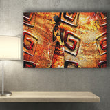 African Lady Abstract Modern Canvas Prints Wall Art - Painting Canvas, African Art, Home Wall Decor, Painting Prints, For Sale