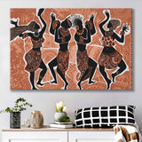 African Traditional Ethnic Dance Canvas Prints Wall Art - Painting Canvas, African Art, Home Wall Decor, Painting Prints, For Sale