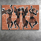 African Traditional Ethnic Dance Canvas Prints Wall Art - Painting Canvas, African Art, Home Wall Decor, Painting Prints, For Sale