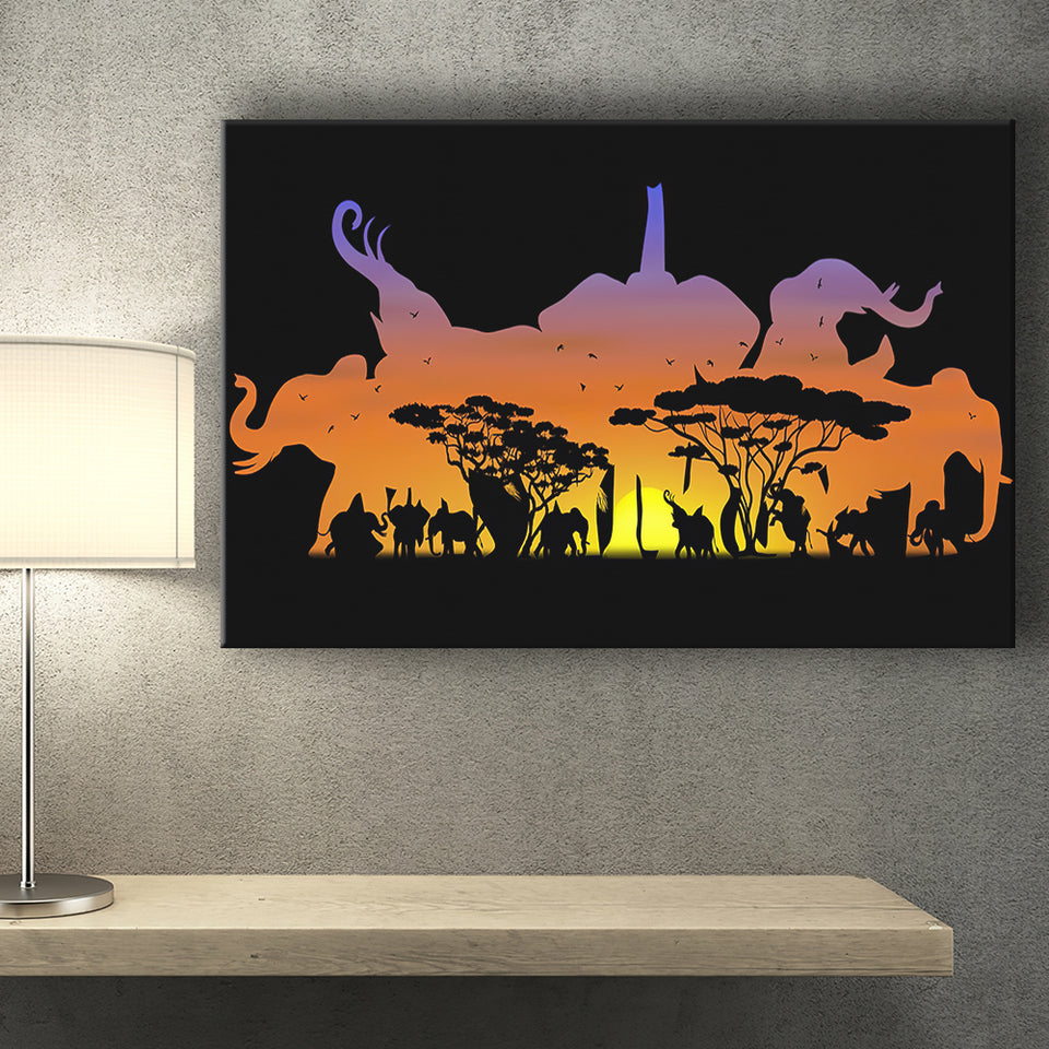 Wall Art Print Wild silhouette, Gifts & Merchandise