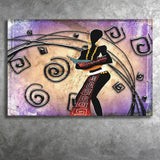 African Woman Painting, Ethnic Wall Art Canvas Prints Wall Art Home Decor