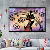 African Woman Painting, Ethnic Wall Art Framed Art Prints, Wall Art,Home Decor,Framed Picture