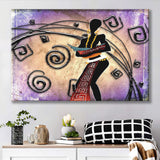 African Woman Painting, Ethnic Wall Art Canvas Prints Wall Art Home Decor