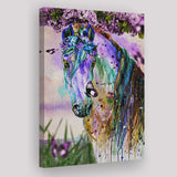 African Zebra Butterflies Abstract Canvas Prints Wall Art - Painting Canvas, African Art, Home Wall Decor, Painting Prints, For Sale