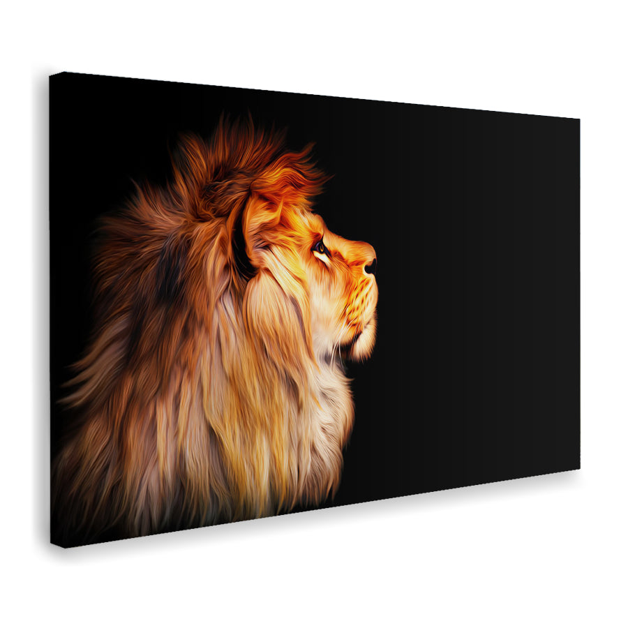 African Lion Canvas Wall Art - Canvas Prints, Prints for Sale, Canvas Painting, Canvas On Sale