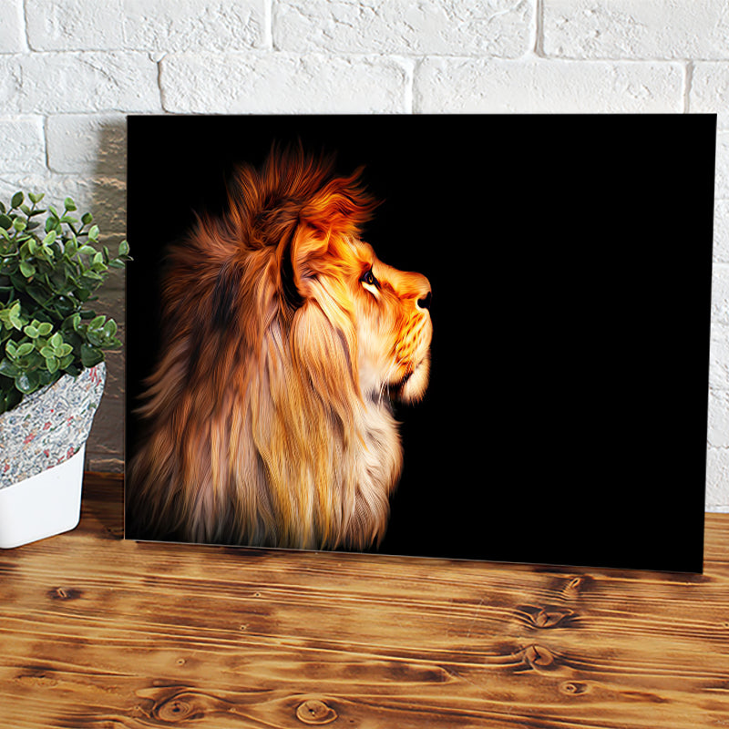 African Lion Canvas Wall Art - Canvas Prints, Prints for Sale, Canvas Painting, Canvas On Sale