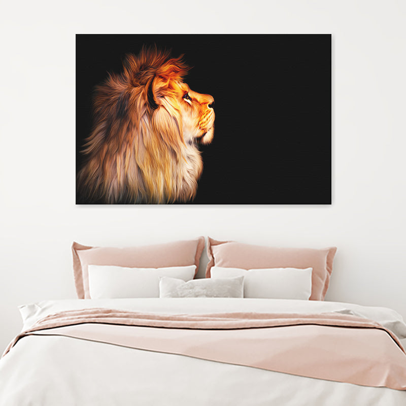 African Lion Canvas Wall Art - Canvas Prints, Prints for Sale, Canvas Painting, Canvas On Sale