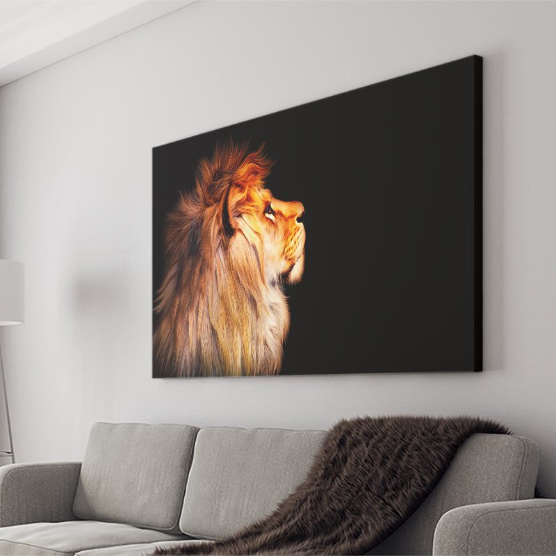 African Lion Canvas Wall Art - Canvas Prints, Prints for Sale, Canvas Painting, Canvas On Sale