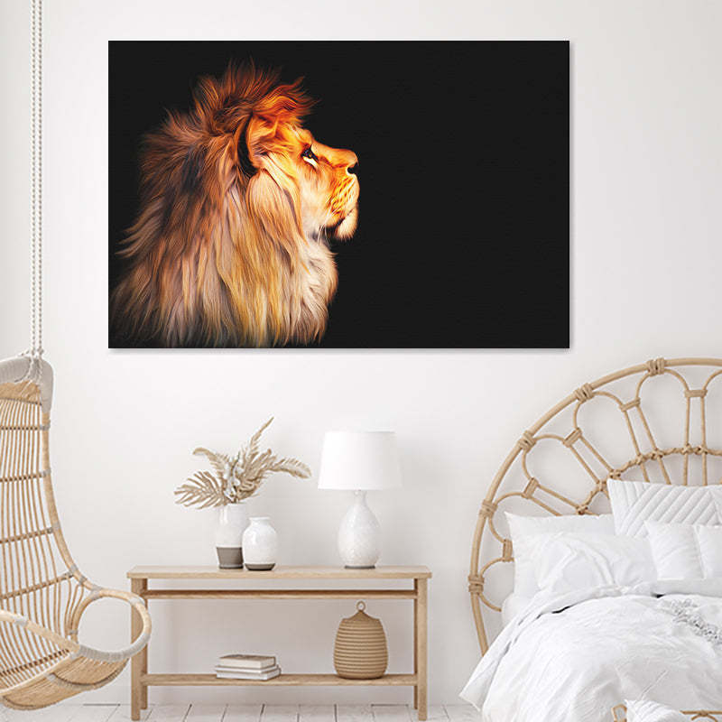 African Lion Canvas Wall Art - Canvas Prints, Prints for Sale, Canvas Painting, Canvas On Sale