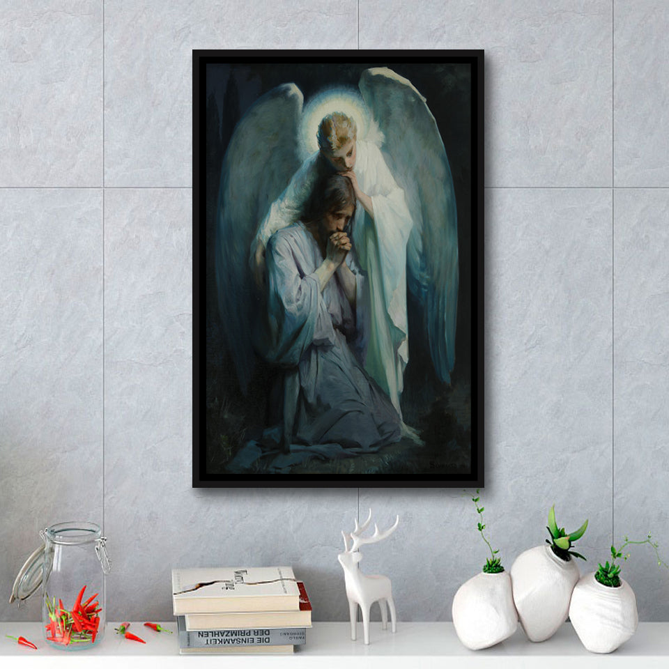 Agony In The Garden Oil Painting Framed Canvas Prints Wall Art - Painting Canvas, Framed Picture, Home Art Decor