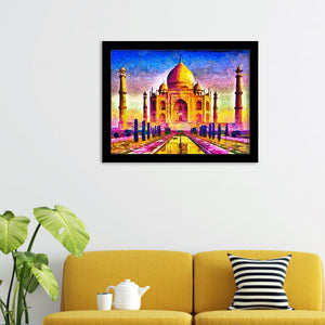 Agra Taj Mahal Framed Wall Art - Framed Prints, Art Prints, Print for Sale, Painting Prints