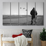 Airforce Pilot Black And White Print, Military Veterans Larger Canvas Art, 5 Piece Canvas Prints Wall Art Decor