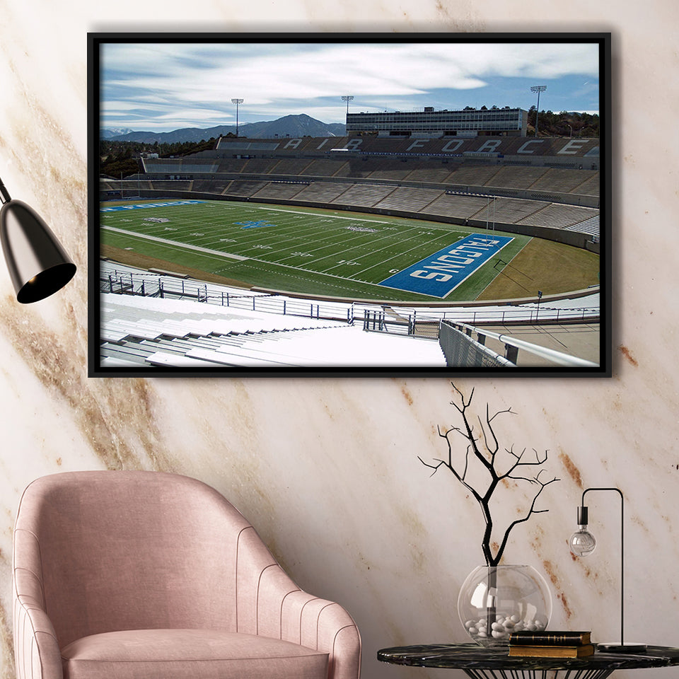 Air Force Falcons Wall Art Falcon Stadium Framed Canvas Prints,Sport Stadium Art Prints, Fan Gift