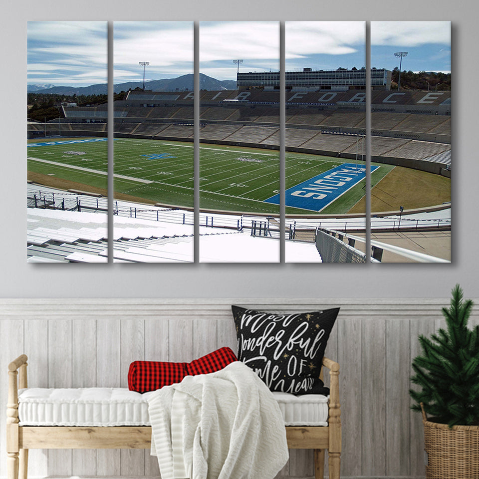 Air Force Falcons Wall Art Falcon Stadium Canvas Prints,Multi Panels B,Sport Stadium Art Prints, Fan Gift