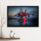 Air Force Fighter Jets Framed Canvas Prints Wall Art Decor - Painting Canvas, Black Framed Picture