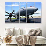 Air National Guard Plane 5 Piece B Canvas Prints Wall Art Decor - Painting Canvas, Multi Panels