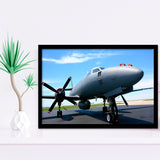 Air National Guard Plane Framed Art Prints Wall Decor - Painting Art, Framed Picture, Ready to Hang