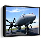 Air National Guard Plane Framed Canvas Prints Wall Art Decor - Painting Canvas, Black Framed Picture