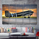 Air Force Aircraft Airline 5 Piece B Canvas Prints Wall Art Decor - Painting Canvas, Multi Panels