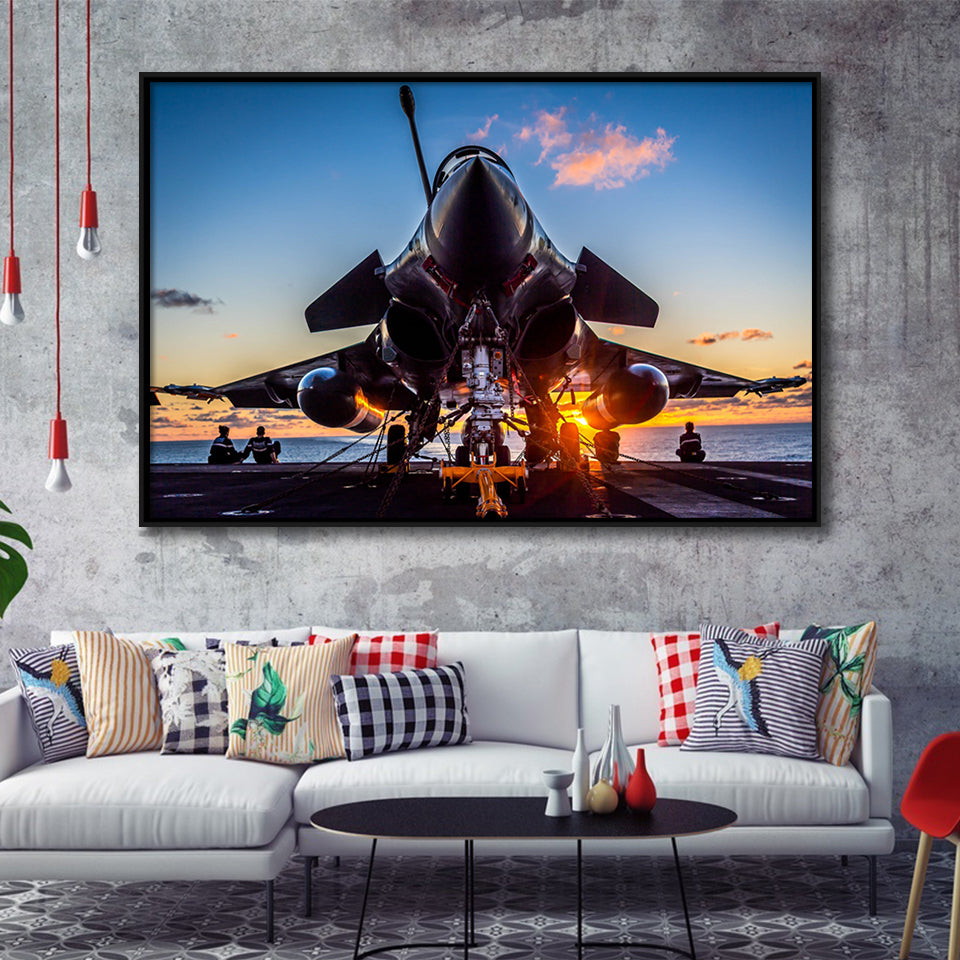 Air Transportation Accessscience From Mcgraw Hill Education Framed Canvas Prints Wall Art Decor - Painting Canvas, Black Framed Picture