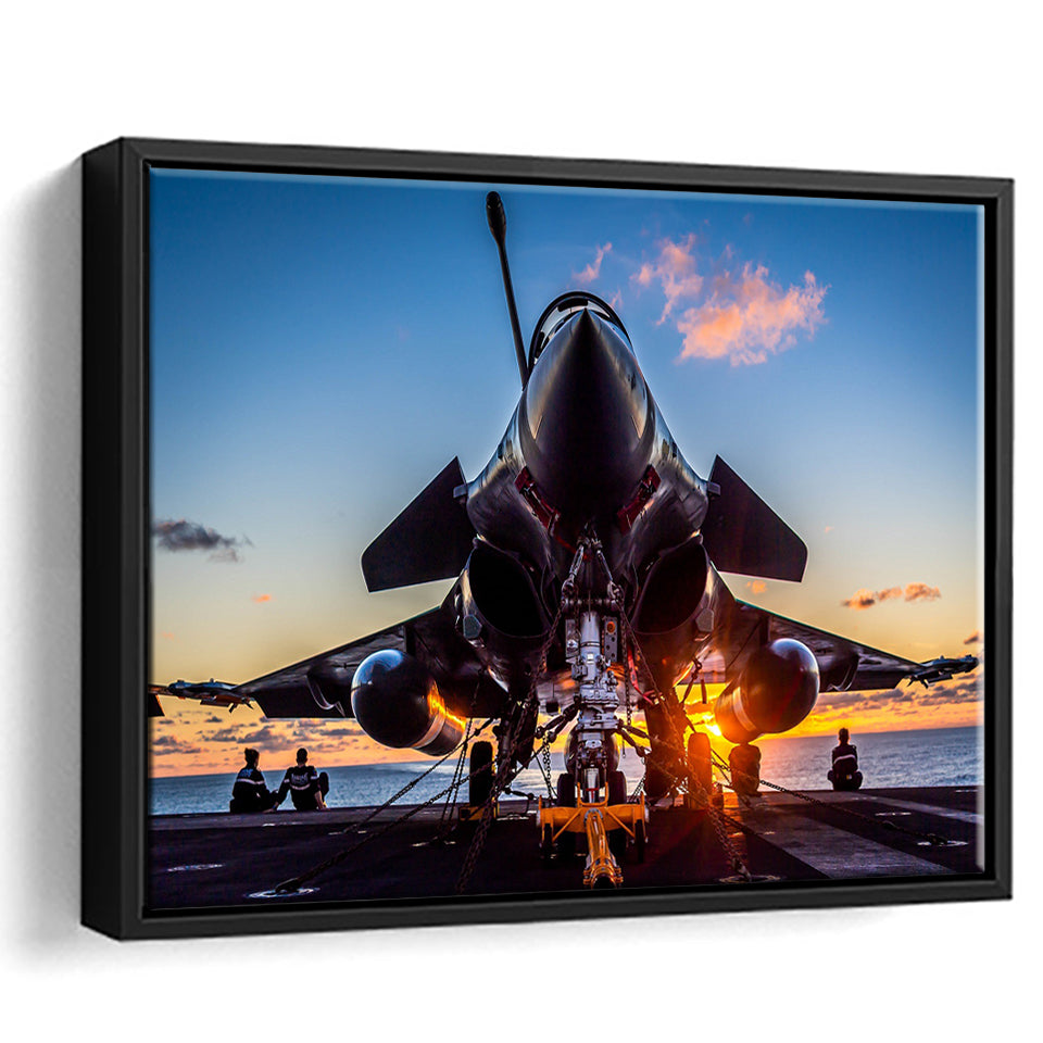 Air Transportation Accessscience From Mcgraw Hill Education Framed Canvas Prints Wall Art Decor - Painting Canvas, Black Framed Picture