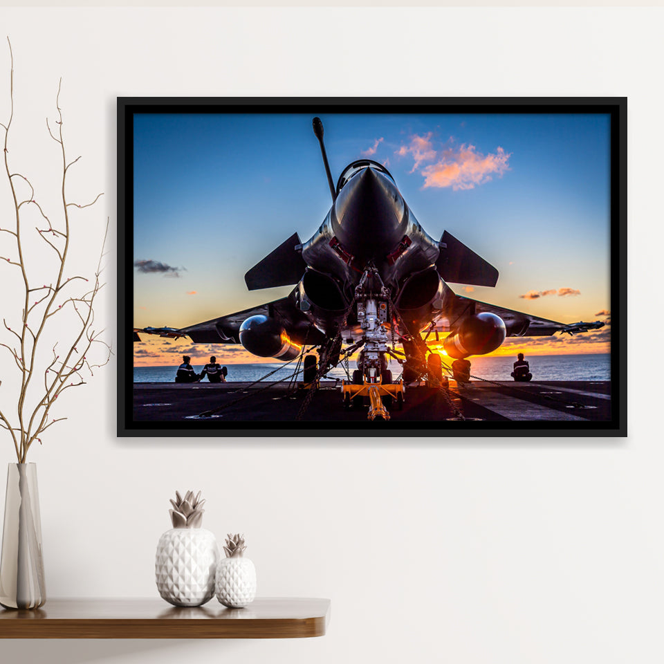 Air Transportation Accessscience From Mcgraw Hill Education Framed Canvas Prints Wall Art Decor - Painting Canvas, Black Framed Picture
