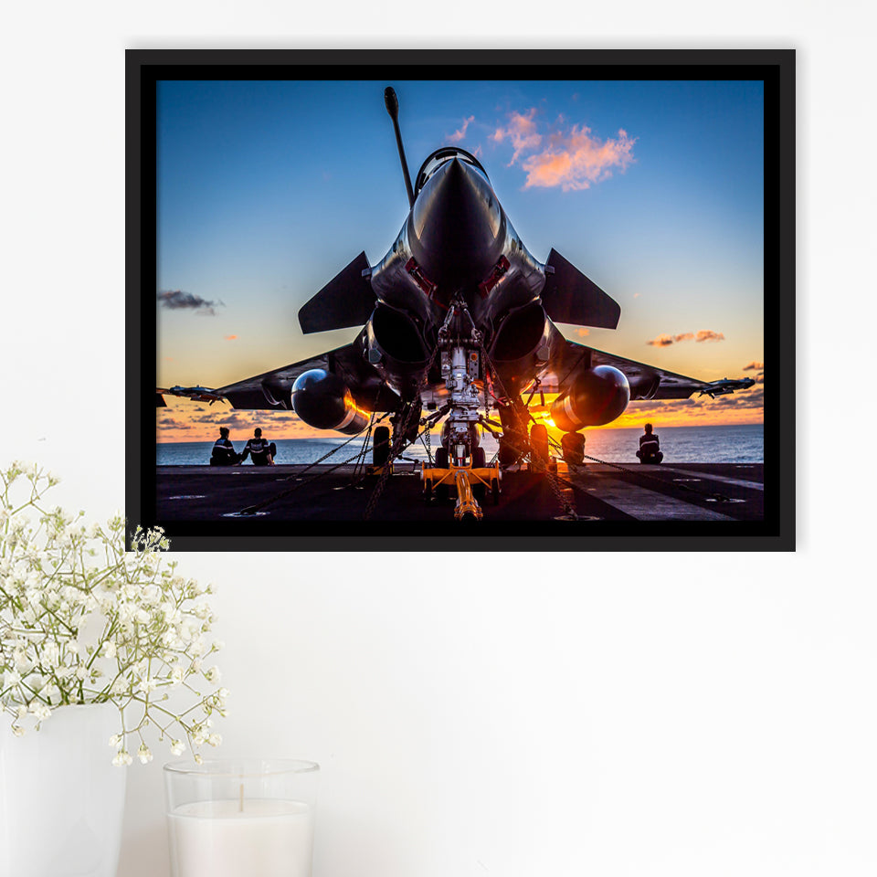 Air Transportation Accessscience From Mcgraw Hill Education Framed Canvas Prints Wall Art Decor - Painting Canvas, Black Framed Picture