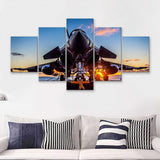 Air Transportation Accessscience From Mcgraw Hill Education 5 Piece Canvas Prints Wall Art Decor - Painting Canvas, Multi Panels