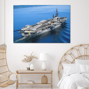 Aircraft Carrier Cruise Canvas Wall Art - Canvas Prints, Prints For Sale, Painting Canvas