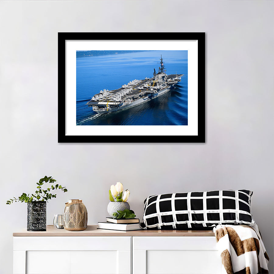 Aircraft Carrier Cruise Wall Art Print - Framed Art, Framed Prints, Painting Print