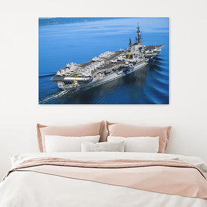 Aircraft Carrier Cruise Canvas Wall Art - Canvas Prints, Prints For Sale, Painting Canvas