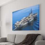 Aircraft Carrier Cruise Canvas Wall Art - Canvas Prints, Prints For Sale, Painting Canvas