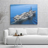 Aircraft Carrier Cruise Canvas Wall Art - Canvas Prints, Prints For Sale, Painting Canvas