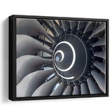 Aircraft Engine Framed Canvas Prints Wall Art Decor - Paiting Canvas, Art Prints, Floating Frame