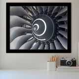 Aircraft Engine Framed Art Prints Wall Decor - Painting Prints, Framed Picture, Home Decor