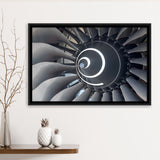 Aircraft Engine Framed Canvas Prints Wall Art Decor - Paiting Canvas, Art Prints, Floating Frame