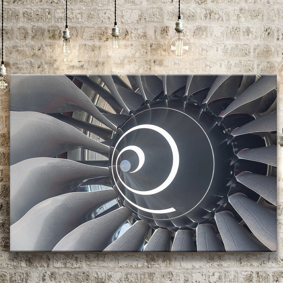 Aircraft Engine Canvas Prints Wall Art Decor - Paiting Canvas, Art Prints, Wall Decor, For Sale