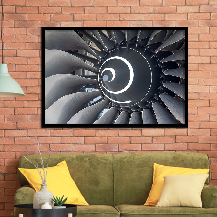 Aircraft Engine Framed Art Prints Wall Decor - Painting Prints, Framed Picture, Home Decor